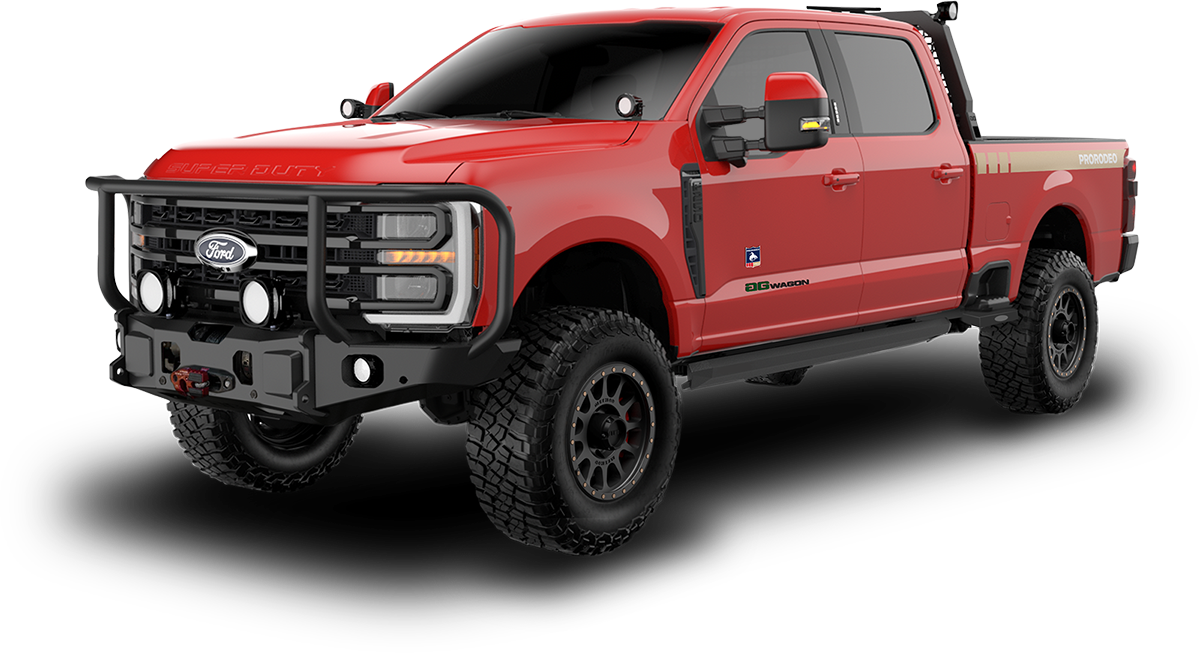Ford-F-250-AGwagon-PRORODEO-Race-Red